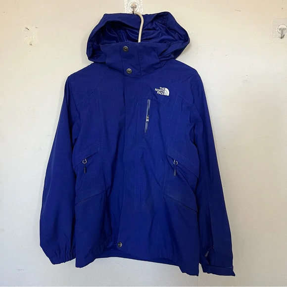 EUC The North Face Hyvent Marine Blue Women's Raincoat Size Small - Picture 1 of 9